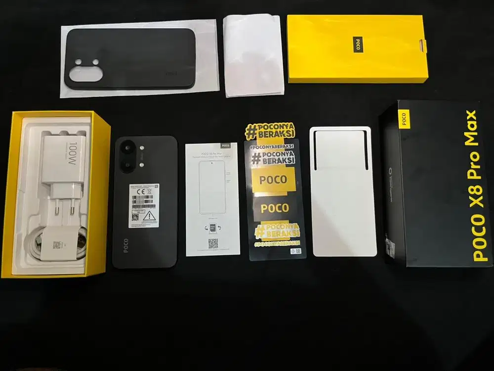 POCO X8 PRO MAX 12/512 100% MULUS BH 100% LIKENEW GARANSI JULI 2027