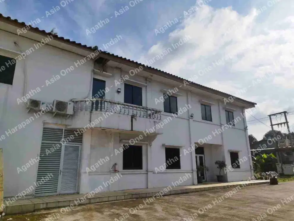 Gudang 1920m2 luas tanah 5746m2 Cimuning Bekasi disewa 1.175miliar