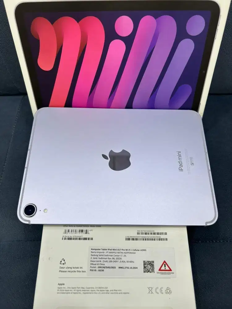 IPAD Mini 7 , Purple , 128GB Ibox WiFi+Cell