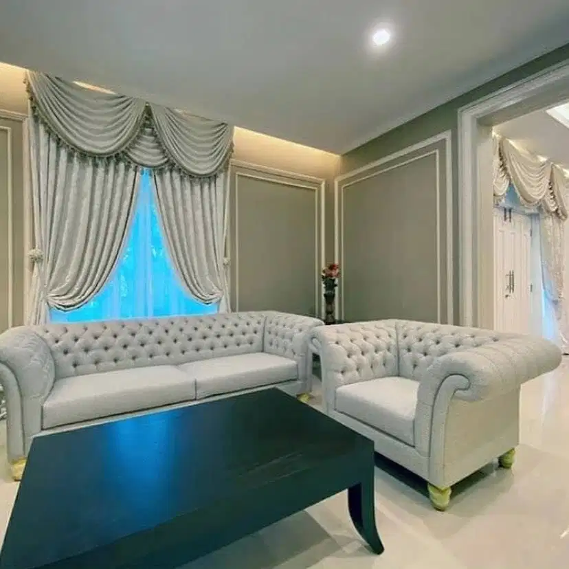 Cod Tirai Gorden Jendela Gordyn Mewah Hordeng Model Terbaru Murah