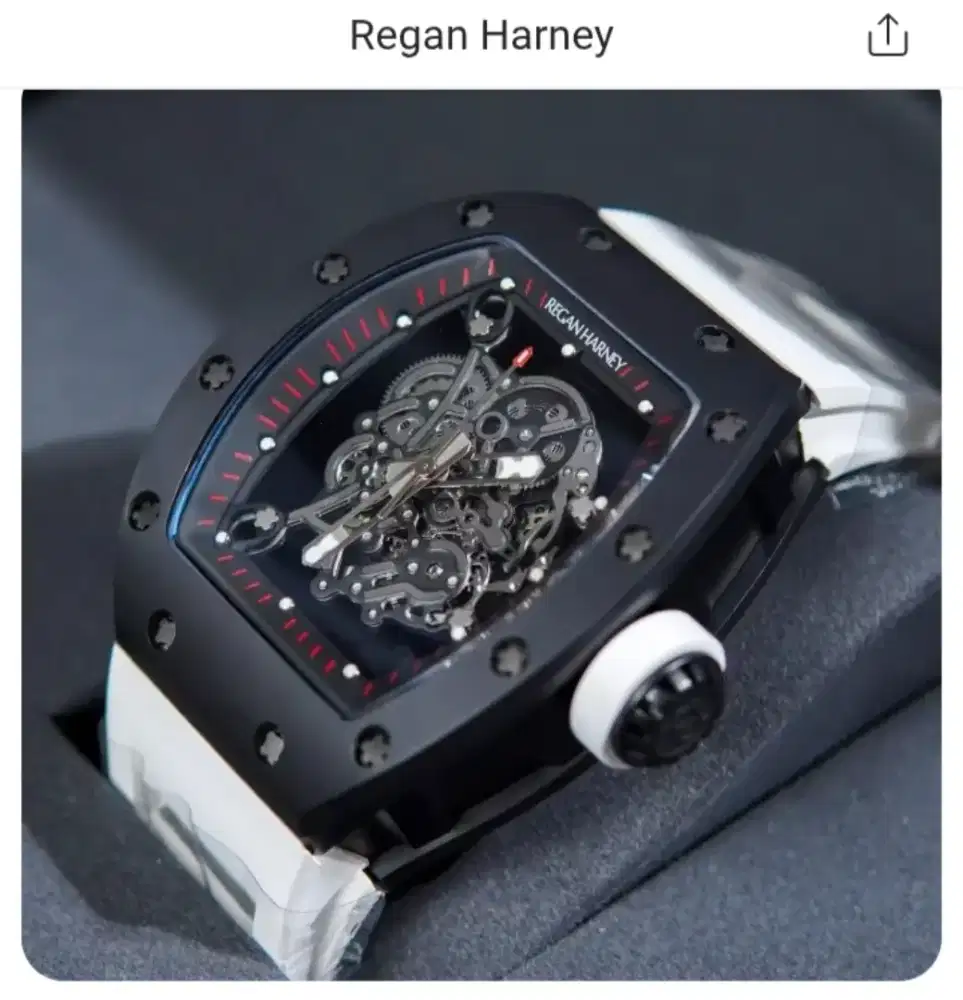 Bismilah. Jual santai jam tangan REGAN HARNEY.