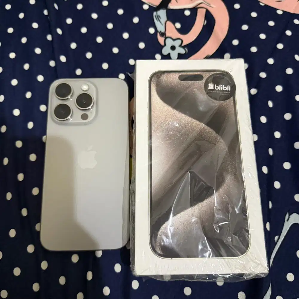 IPHONE 15 PRO 128 GB GARANSI RESMI