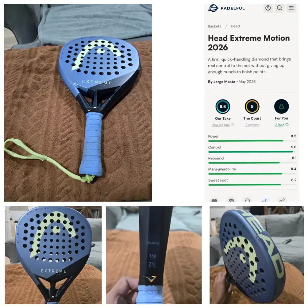 JUAL Raket Padel HEAD EXTREME MOTION 2026 kepincut raket lain