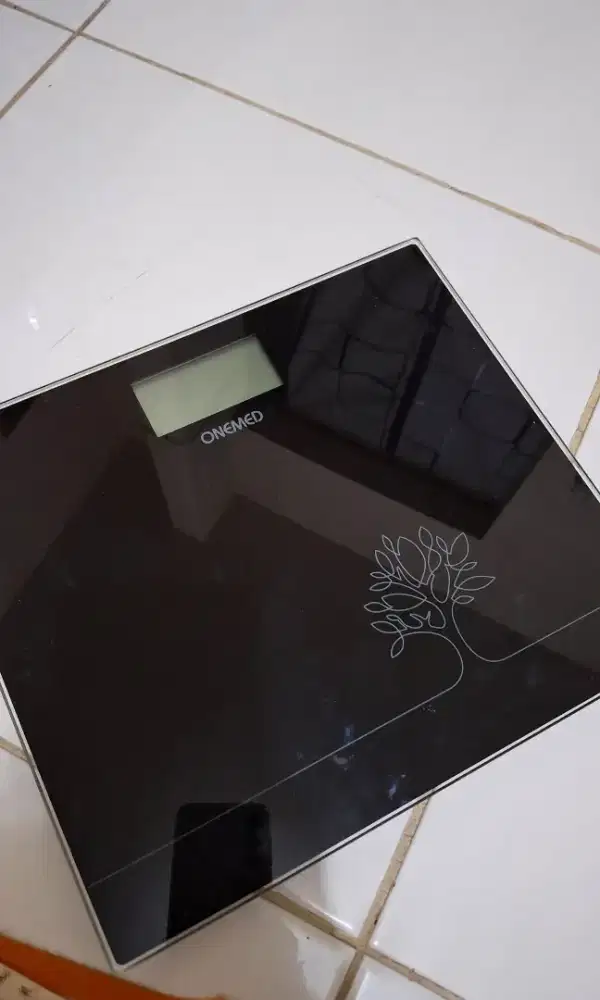 Timbangan Badan Digital Onemed Akurat Stainless Steel Free Baterai