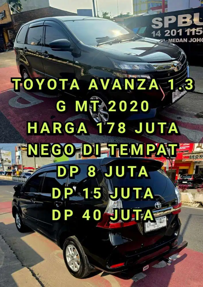Toyota Avanza 2020 Bensin DP 8 JITA