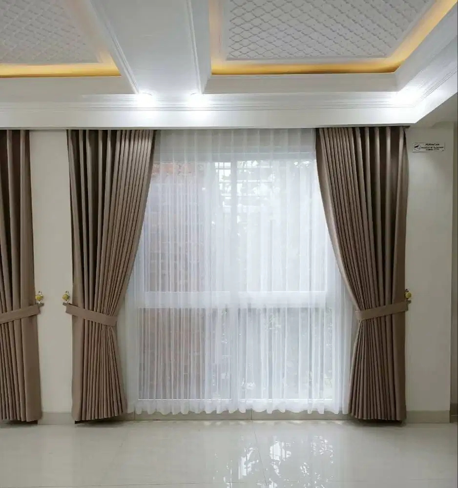Bisa Pesan Gorden & Blind Vertikal/Vertical Roll/Roller Gordyn Hordeng