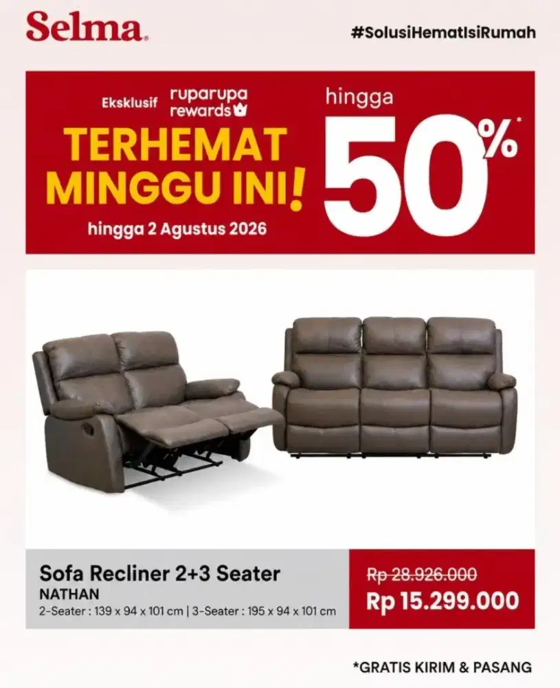 Kredit sofa pakai home kredit