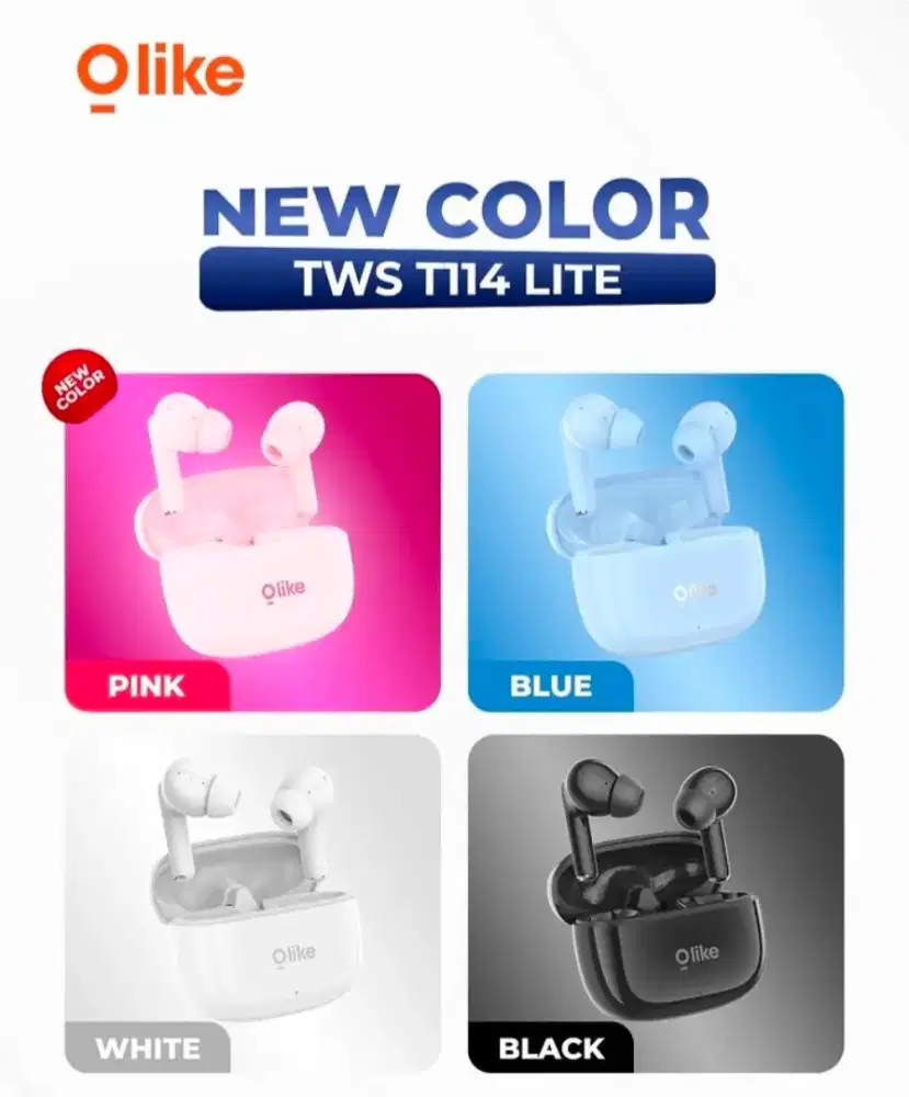 Olike Earphone Wireless Stereo T114 Lite