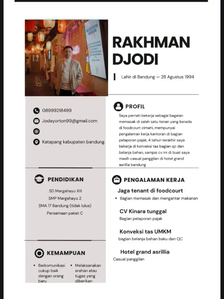 Cari pekerjaan apa aja