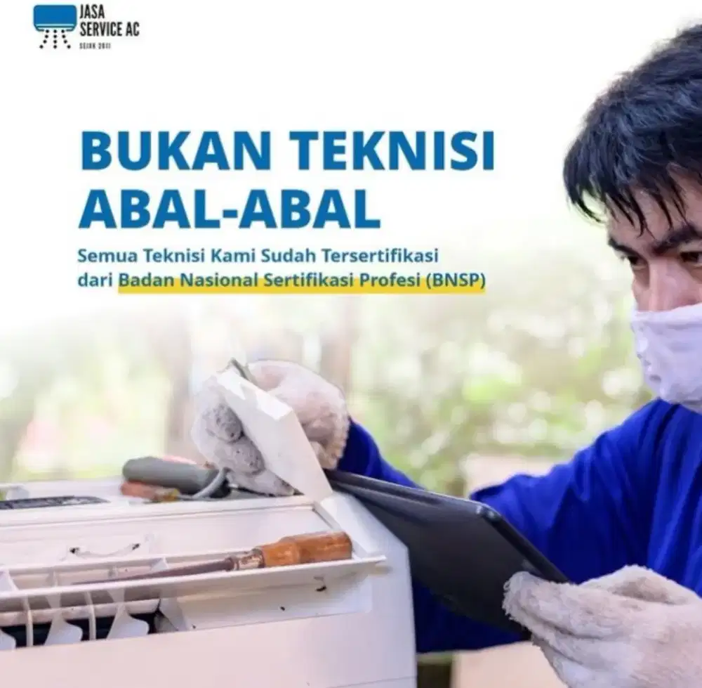 Jasa service AC kulkas mesin cuci pompa air
