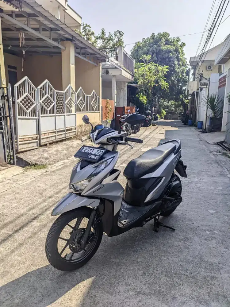 Honda Beat Deluxe Thn 2021 Pajak on panjang Full orisinil