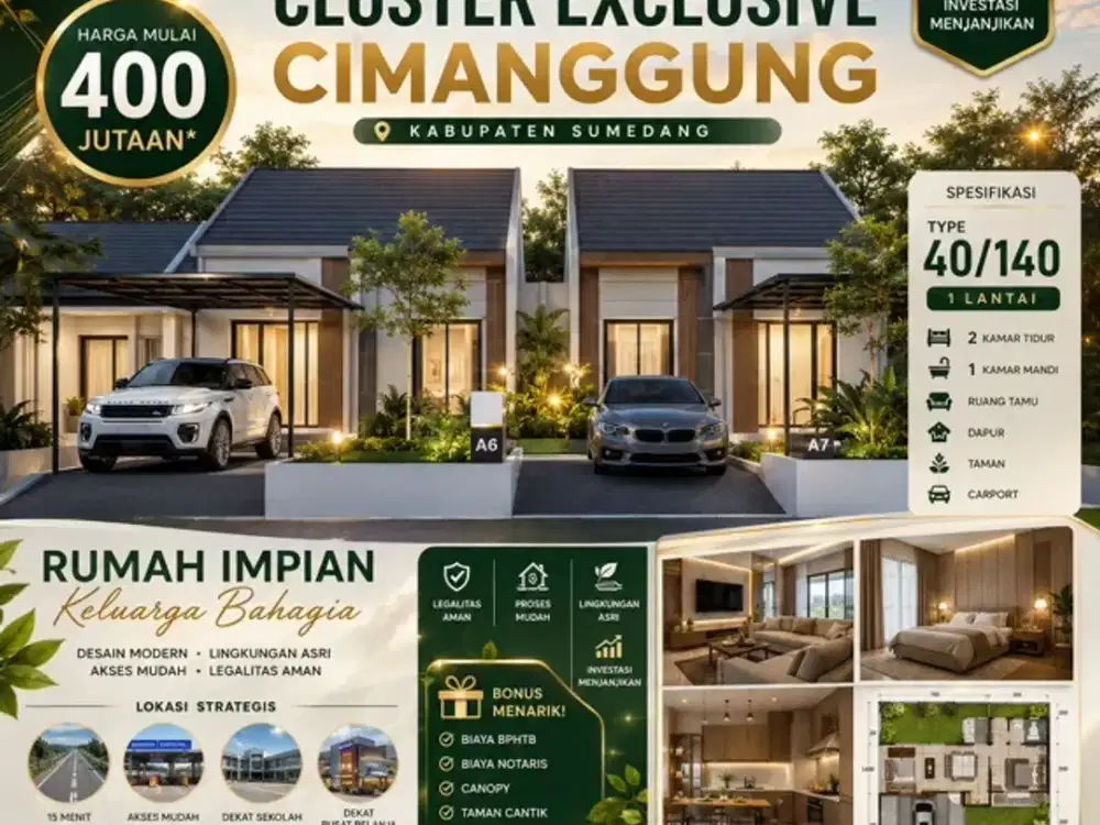 Miliki Rumah Impian di Sumedang, Dengan Harga Terjangkau