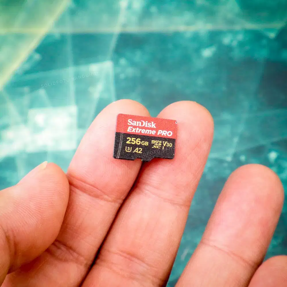 SANDISK microSDXC Extreme Pro 256GB Class 10 UHS-I A2 V30 U3 4K UHD Ac
