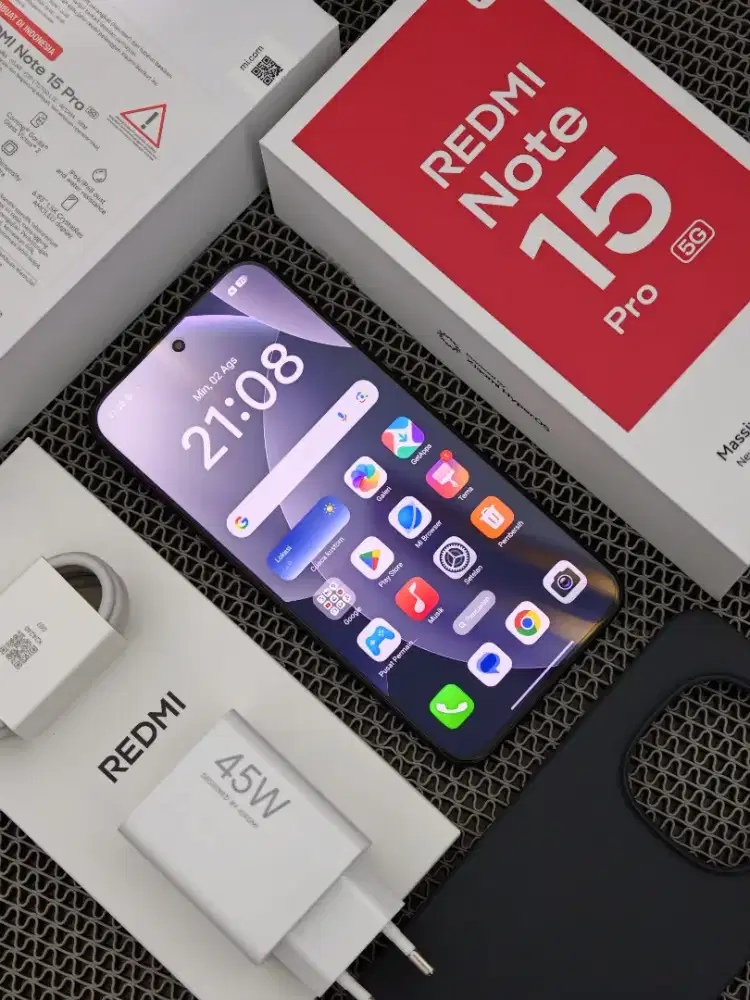 Redmi Note 15 Pro 5G Ram 8 Internal 256 Mulus Fullset Ori