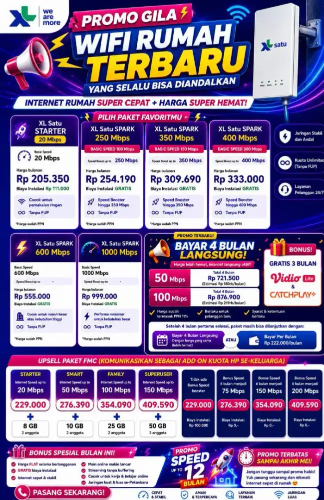 FIRST MEDIA XLSATU