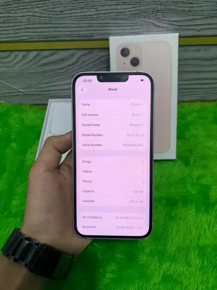 Iphone 13 pink 128 inter beacukai