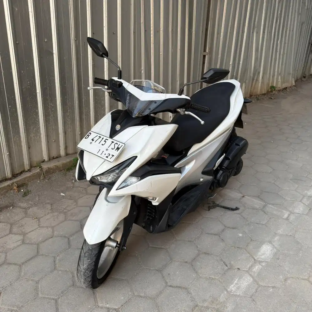 Aerox 155 VVA S Version 2017 Keyless Putih Second Mulus Yamaha