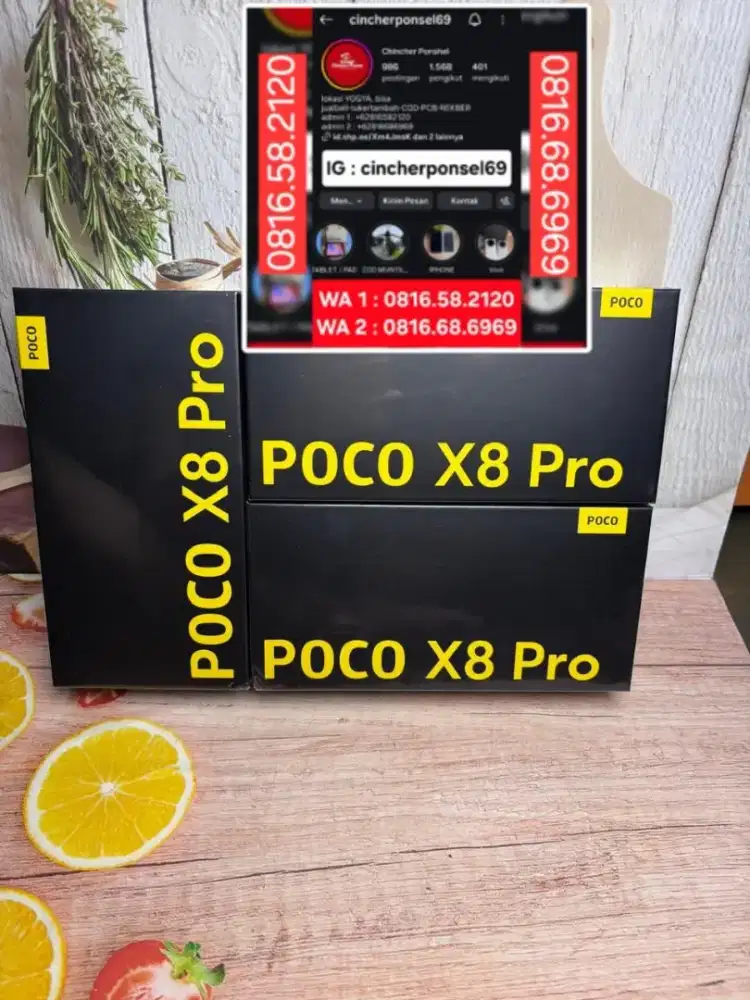 Jual hp baru poco X8 pro 12/512 new segel resmi 10000%