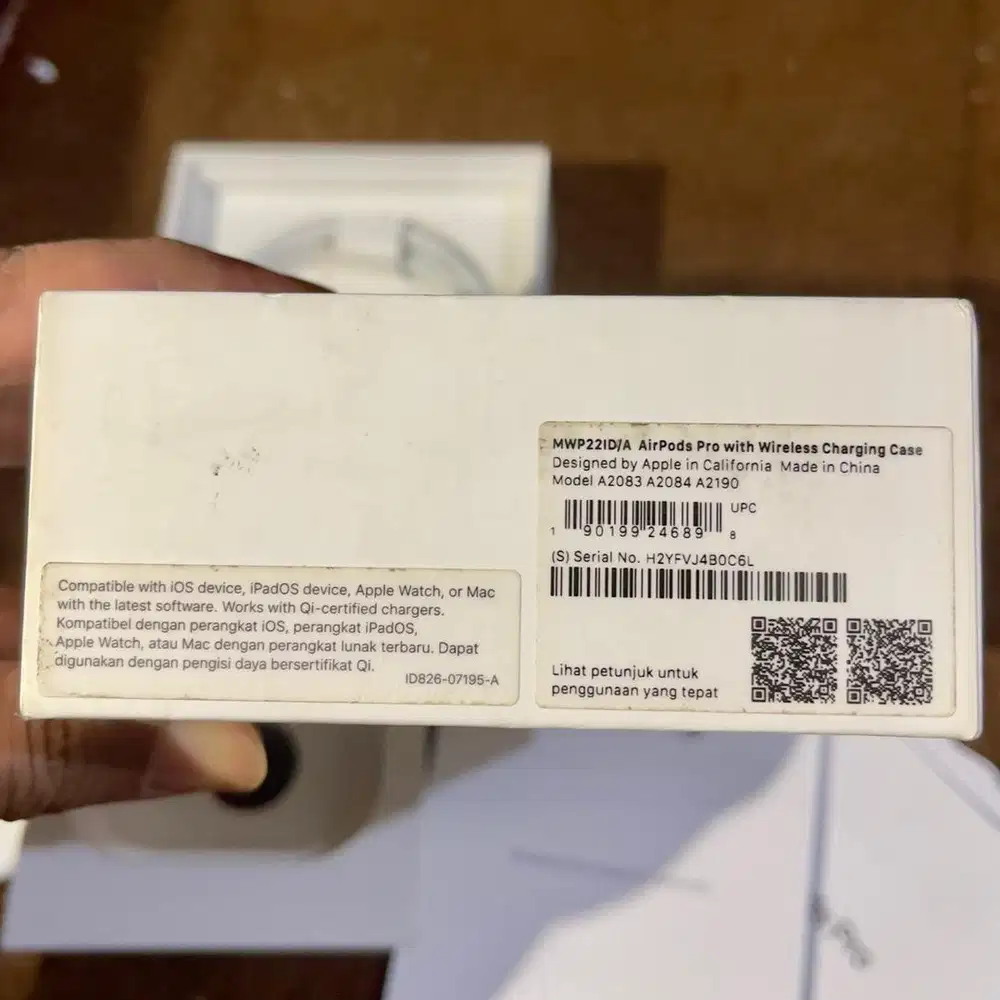 Headset wireless tws airpods pro by apple resmi full ori