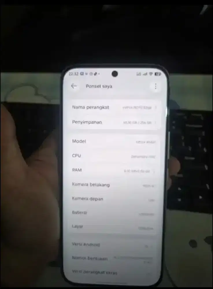 INFINIX NOTE EDGE RAM 8 / 256 5G HARGA BEKAS KONDISI BARU