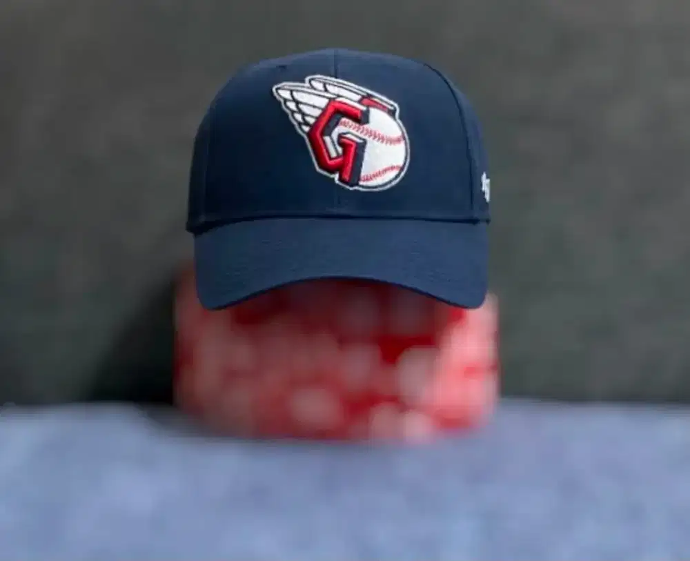 Topi '47 Brand Original MLB Cleveland Guardians MVP Cap Navy blue