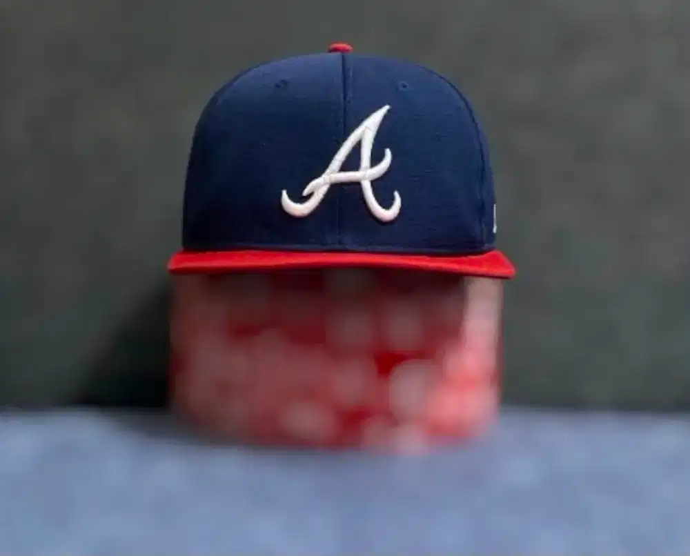 Topi Atlanta Braves Team MLB Original OC Sports OSFM Navy Red second