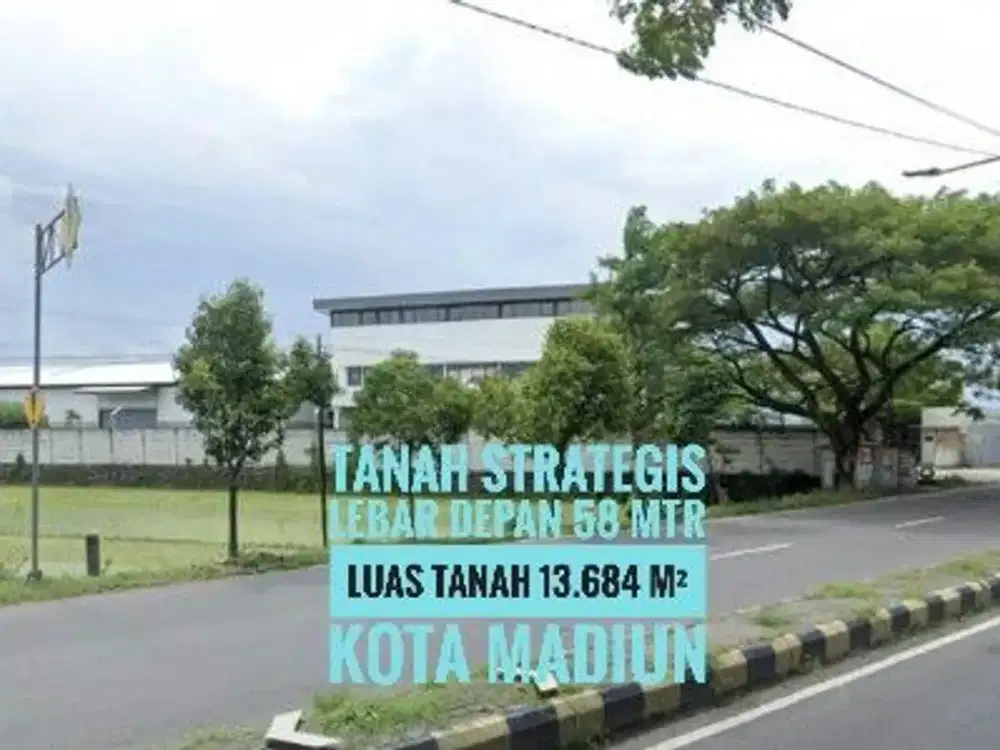 (L) Tanah LD 58 mtr, Ringroad Barat KOTA MADIUN, Lokasi Cantik
