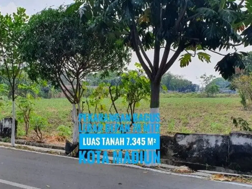 (AD) Tanah Pekarangan, Depan RS Griya Husada KOTA MADIUN, Lokasi Bagus