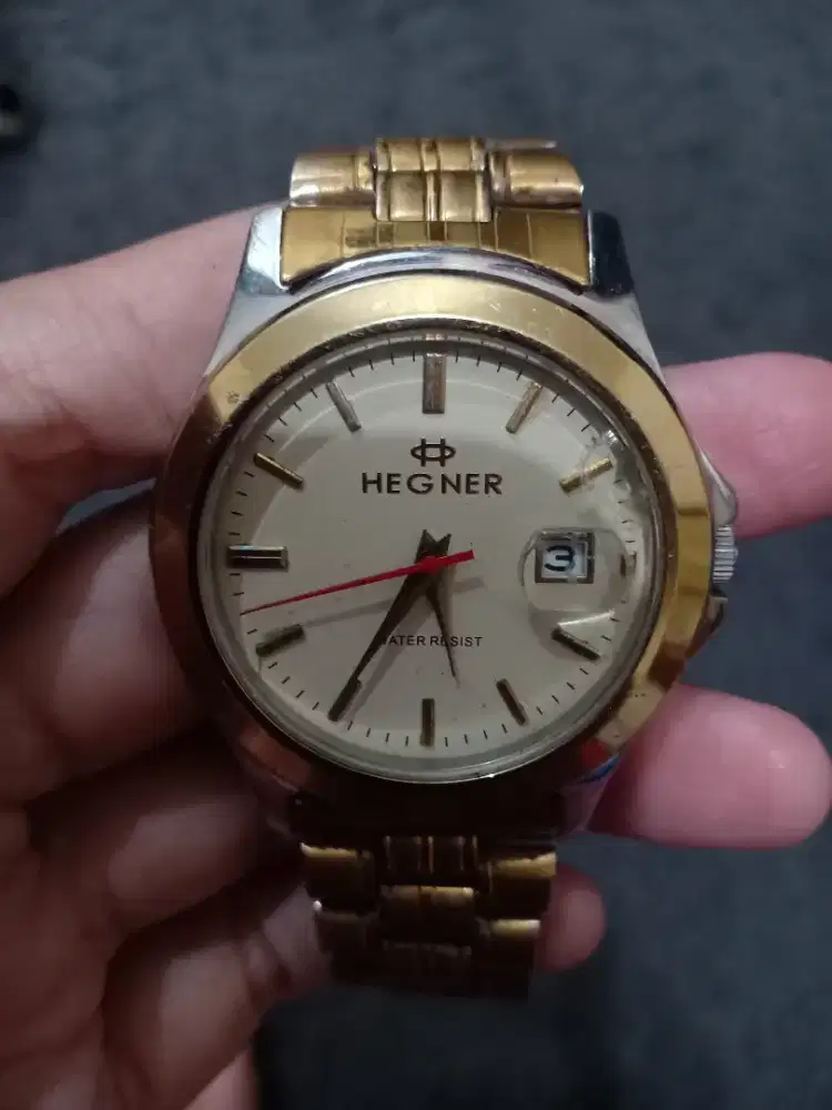 HEGNER jam tangan pria mesin Miyota