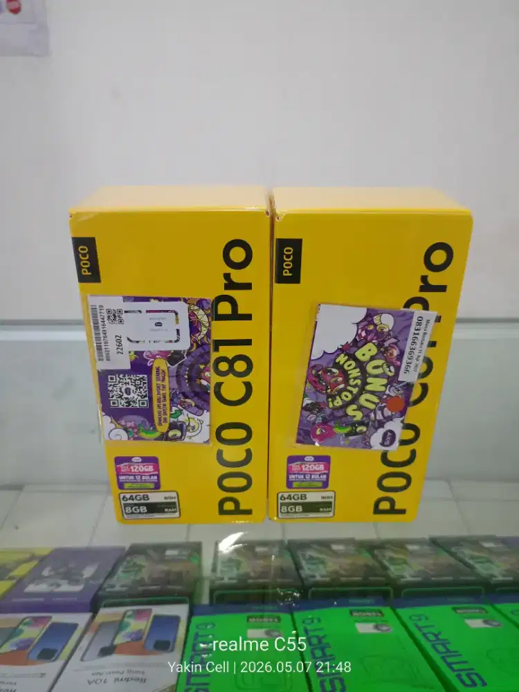 Xiaomi Poco C81 Pro 4+4/64 GB Batre 6000 Unisoc T7250 Garansi Resmi