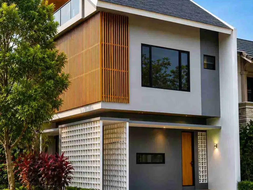 Rumah Baru disain cantik Siap Huni  di  Bsd  Vanya Park