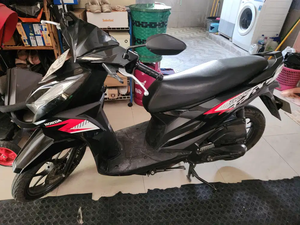 Beat all new hitam 2023 terawat baik pajak baru Gbm