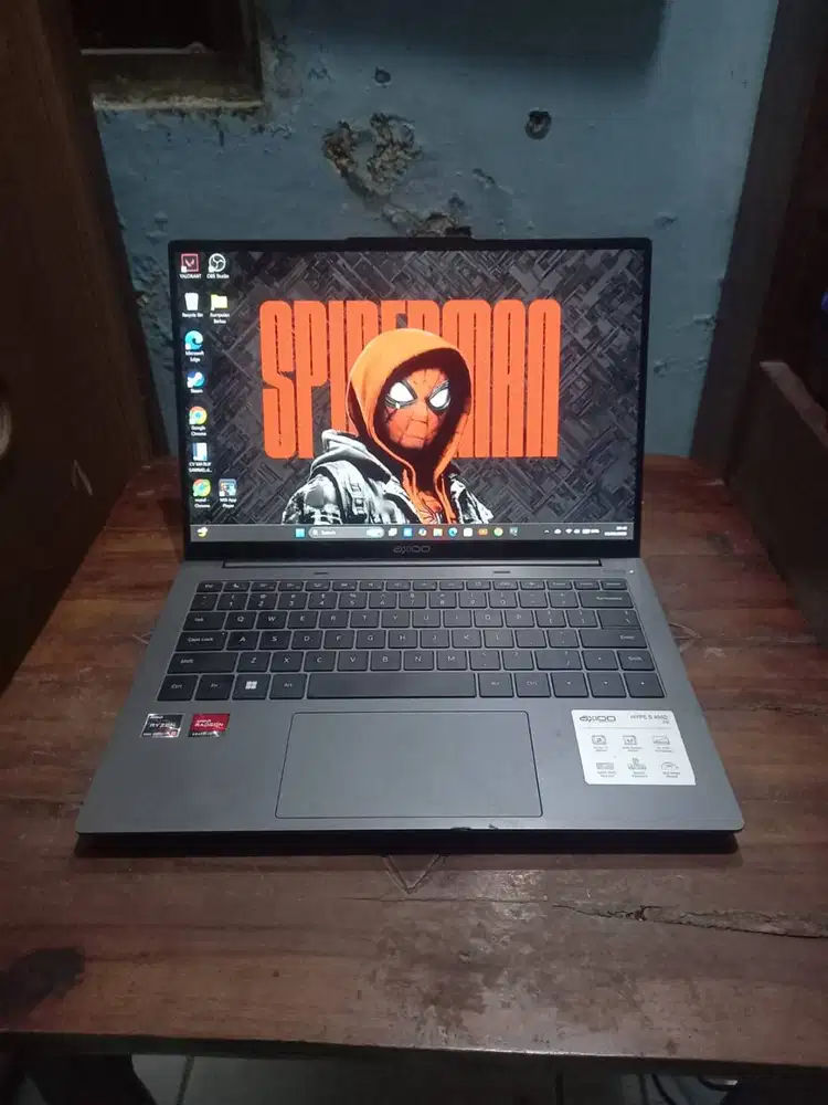 Axioo Hype 5 AMD X6 Ryzen 5 6600H RAM 16GB SSD 256GB Garansi Fullset