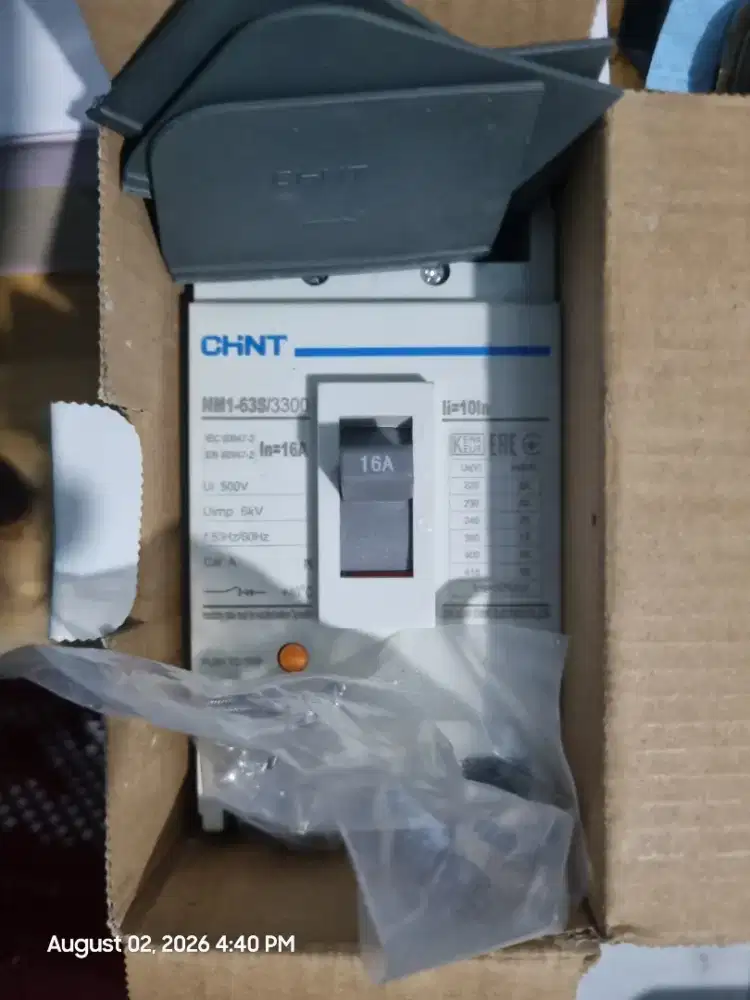 MCCB Chint 16A Baru