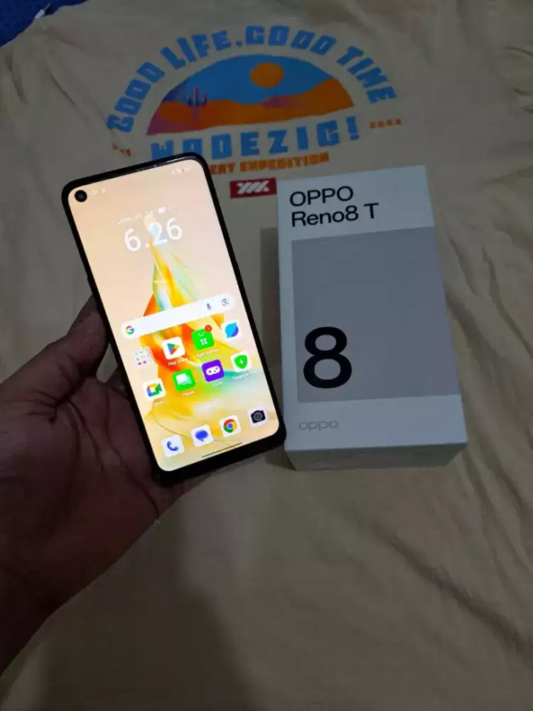 Oppo Reno 8T spek 8/256 Kel Fullset