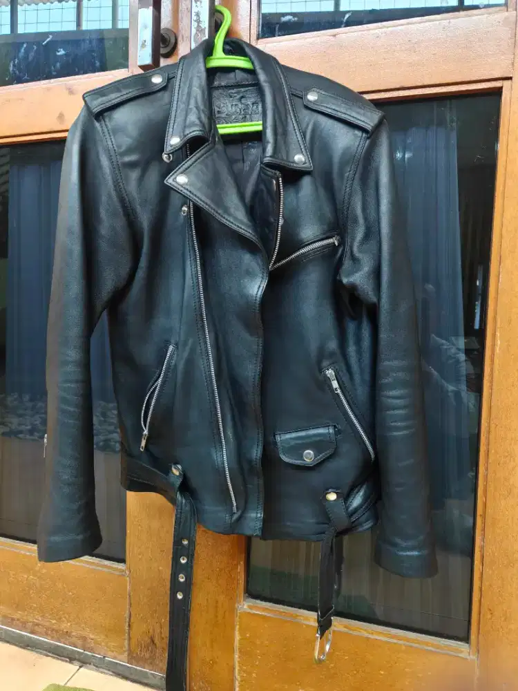 Jaket Kulit Asli Model Ramones