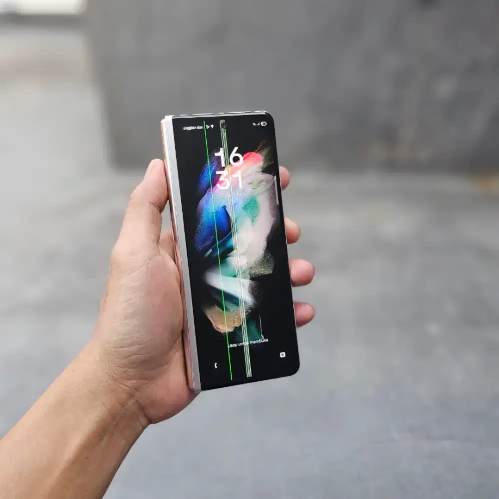SAMSUNG GALAXY Z FOLD 3 SEIN 5G 12/256 MINUS FUNGSI 100% NORMAL