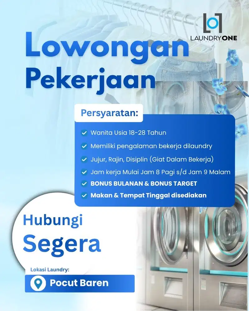 Lowongan Kerja Laundry