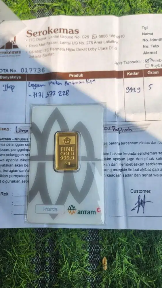 Emas Antam 5 Gram
