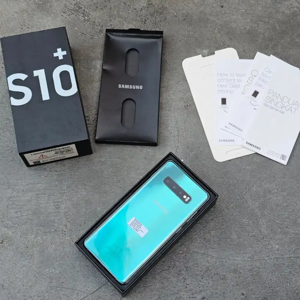 SAMSUNG GALAXY S10 PLUS SEIN ANDROID 9 LANGKA MULUS