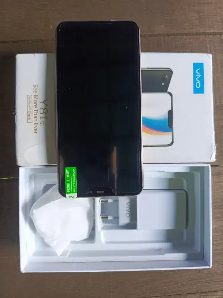 Jual hp baru murah Vivo y81s ram 4*64 layar 6 inch lengkap siap pakai