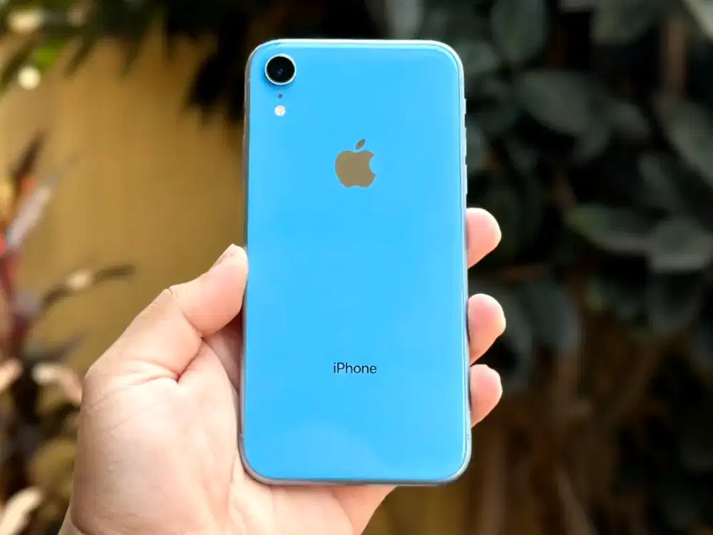 iPhone XR 64GB Blue Inter All Operator Biru Mulus Murah Baca Deskripsi