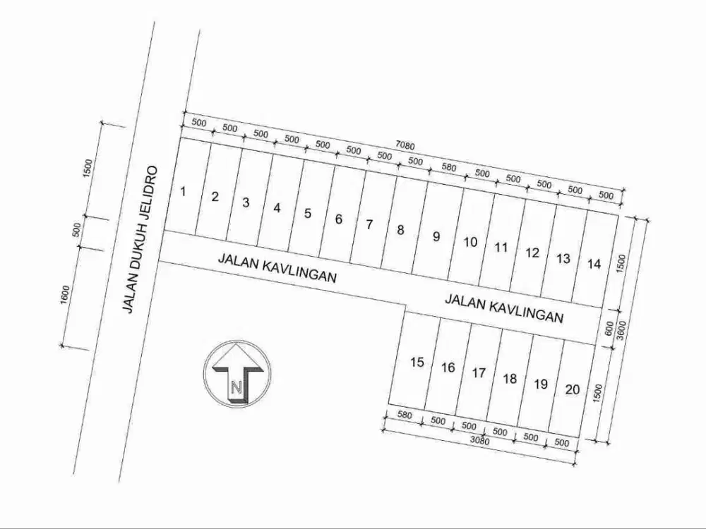 ‼JUAL CEPAT‼TANAH KAVLING JELIDRO SBY BARAT