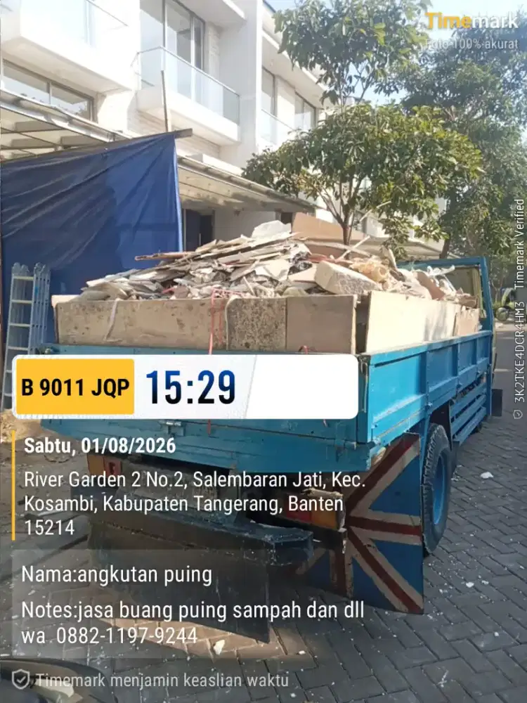 Jasa buang puing dan angkut tanah