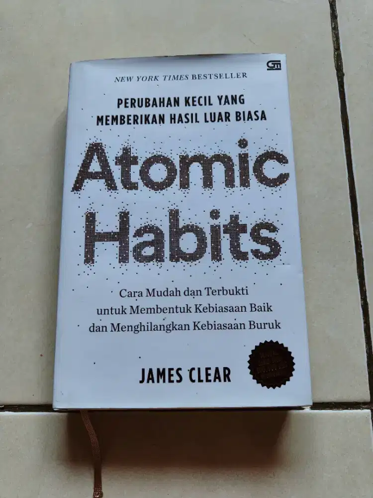 Atomic Habits by James Clear - Hard Cover, Bahasa Indonesia [PRELOVED]