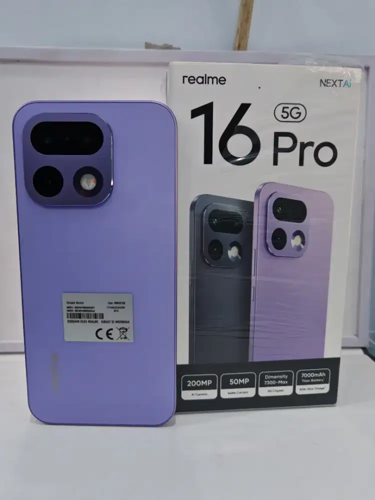 Realme 16 pro Ram 12+12/256gb garansi