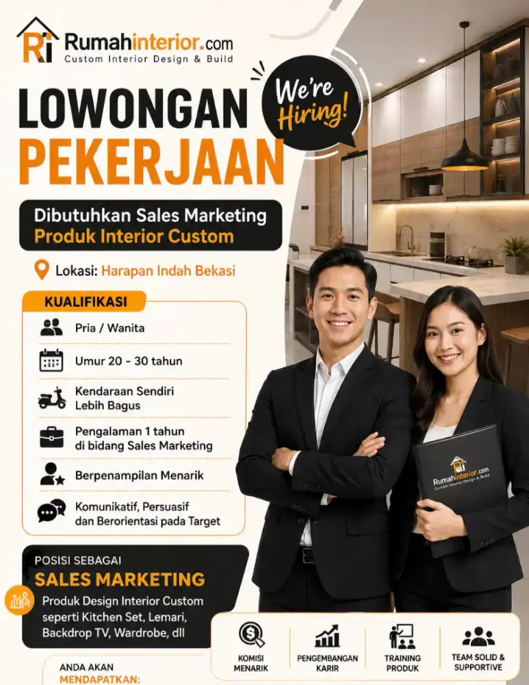 Sales Marketing Produk Interior Custom