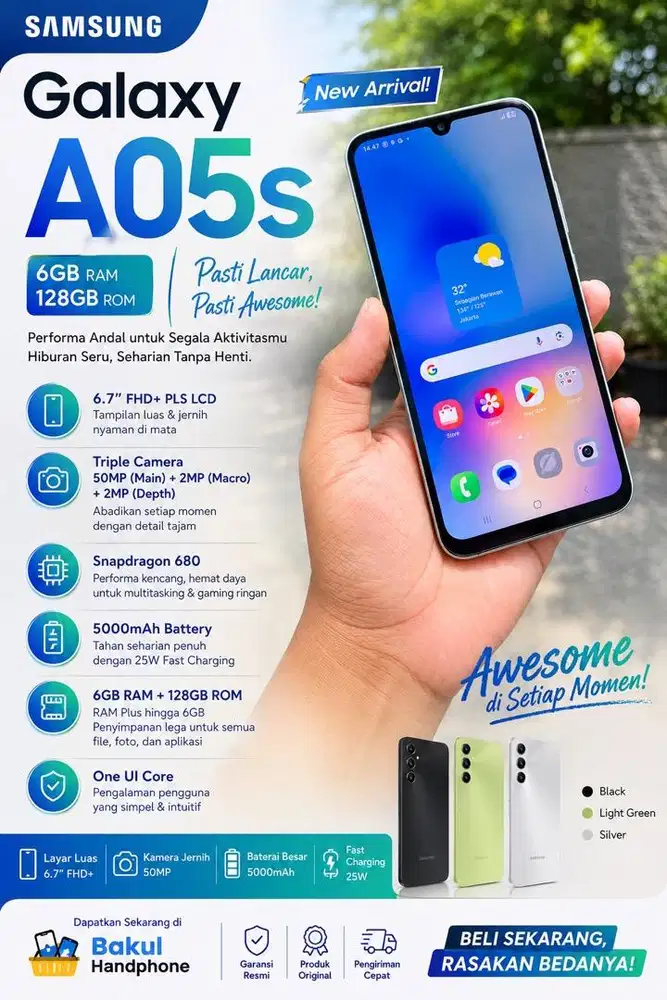 Samsung A05s 6/128 Unit Casan