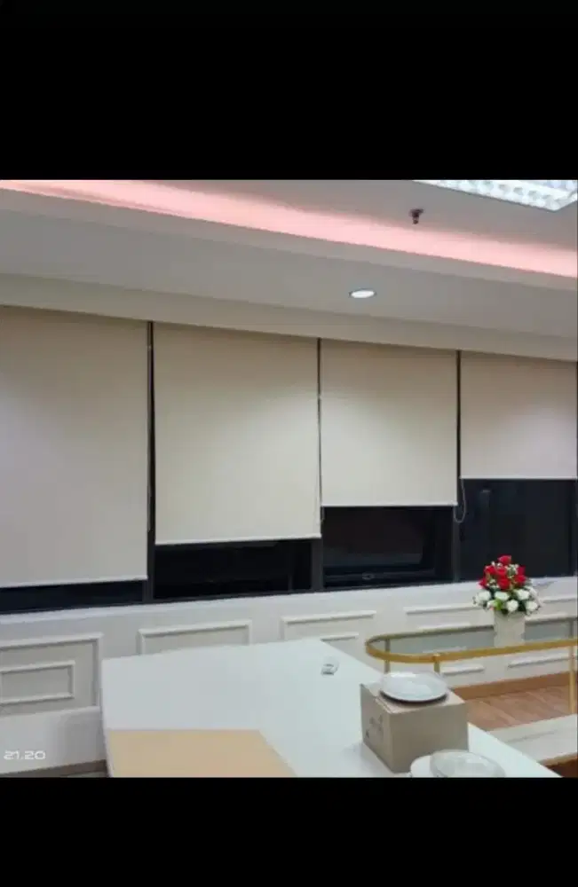 Tirai kerai gordeng roller blind outdoor indoor