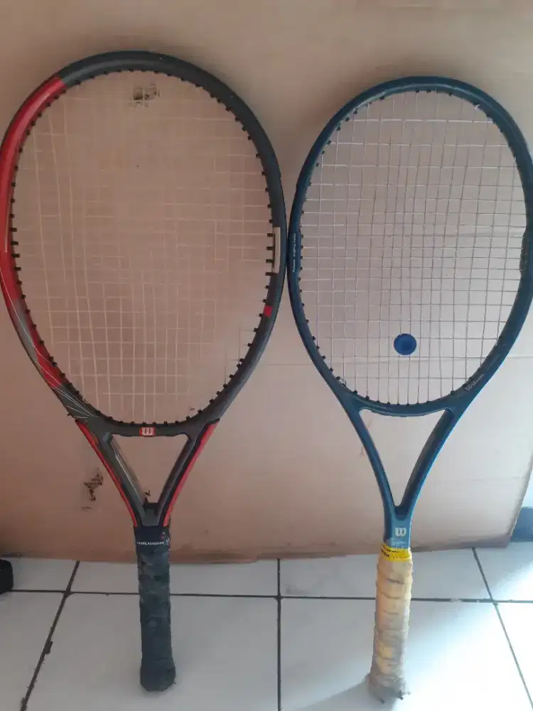 Paket borongan raket tenis Vintage Wilson Pro Staff Kevlar & Triad Ori
